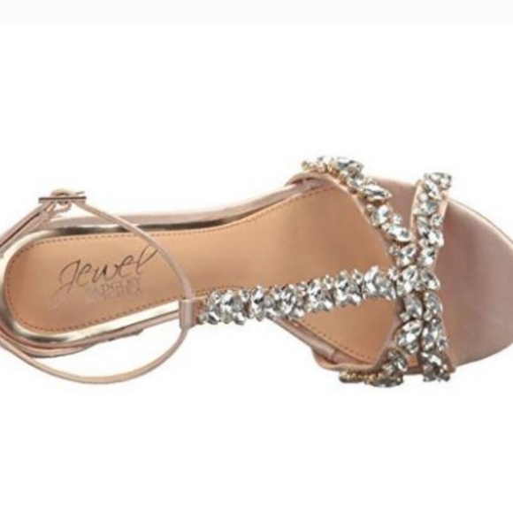 New Jewel Badgley Mischka heels Women's Carver Dress Sandal - Picture 7 of 12